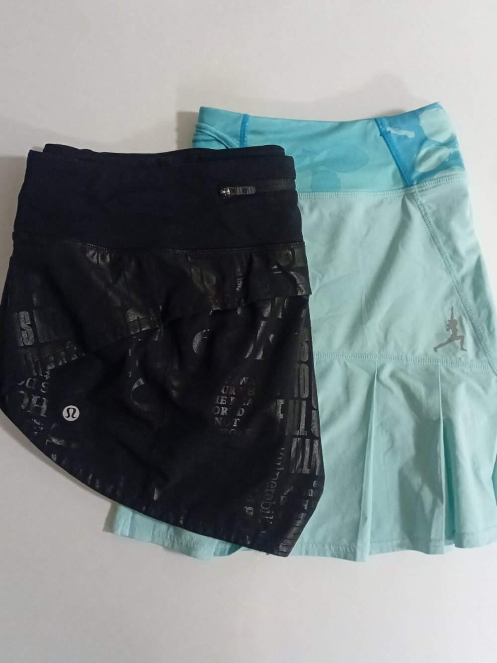 Lululemon SeaWheeze Aruba Skort Short Manifesto 20yr Foil 10 Large Speed Bundle